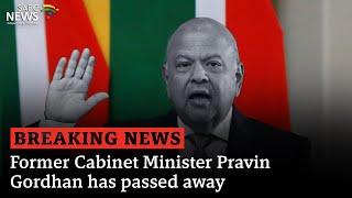 Pravin Gordhan | Former Cabinet Minister Pravin Gordhan has passed away