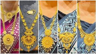 Long Necklace Designs With Weight And Price || Gold Sitahar Design With Price ||