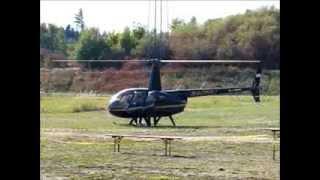 Helikopter Robinson R44 Raven II, Start und Landung, Hubschrauber Rundflug