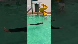 How to float on your back in water. #easy #swimming