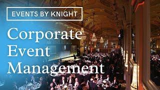 Corporate event management | Events by Knight