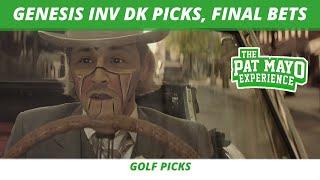 2025 Genesis Invitational DraftKings Picks, Lineups, Weather, One and Done | PGA DFS PICKS