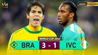 KAKÁ MÈNE LE BRÉSIL ET DÉTRUIT DROGBA EN COUPE DU MONDE 2010