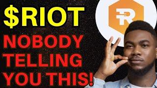 RIOT STOCK WEDNESDAY ALERT! (fast, be quick) RIOT stock analysis best beginner day trading platform