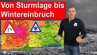 Von Sturmlage bis Wintereinbruch - 2025 startet wettermäßig turbulent