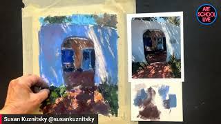 Free Art Lesson : How to Paint Dappled Light with Susan Kuznitsky