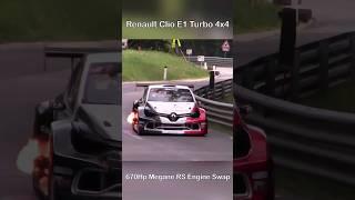 670Hp and 4WD in a RENAULT CLIO HillClimb Monster