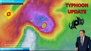 Typhoon Marce / Yinxing strengthens in the Philippine Sea, Westpacwx Update