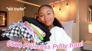 *HUGE* SPRING/SUMMER PRINCESS POLLY TRY ON HAUL 2021 | what $500 gets you at Princess Polly