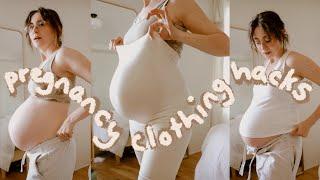 MONEY SAVING MATERNITY CLOTHING HACKS!!! // How To Dress The Bump On A Budget