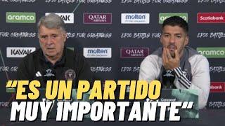 INTER MIAMI VS RAYADOS GERARDO TATA MARTINO AND LUIS SUÁREZ Pre Match Conference