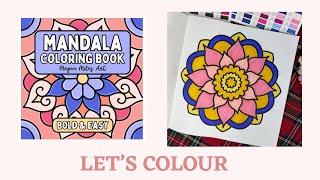 MANDALA COLORING BOOK BY MEGAN MILES ART. COLOUR WITH ME / ADULT COLOURING #pattistreasurehunt