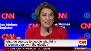 Amy Klobuchar and the less than compelling endorsement.