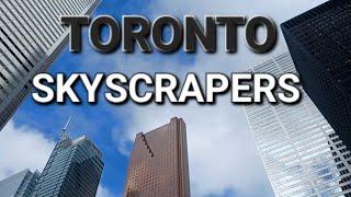 Iconic Skyscrapers in the Financial District, Toronto