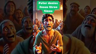 Bible Story丨Peter denies Jesus three times#short #bible #ai story #shorts#shortsvideo #jesus