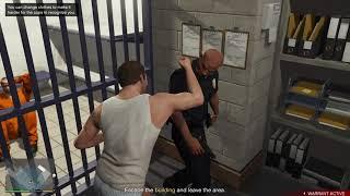 GTA 5 - Escape From The Police Station + Six Star Escape (RDE 3.1.1)