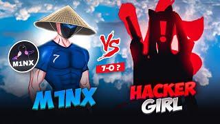 RIMU FF️the hacker girl VS M1NX  | guess 7-0 or wot 