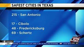 Video: San Antonio ranked 215th safest city in Texas