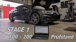 Audi S5 B9 3.0 TDI - Stage 1 - Zeitenmessung 100 - 200kmh | SIEMONEIT RACING