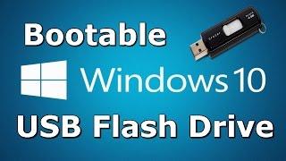 How to Create Official Windows 10 Bootable USB Flash Drive