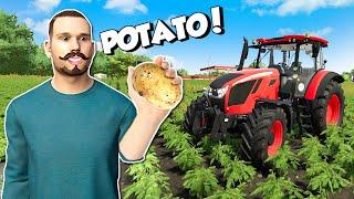 BAD FARMERS TRY TO GROW POTATO! - Farming Simulator 22 Multiplayer Gameplay