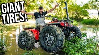 AMPHIBIOUS Four-Wheeler VS Swamp!