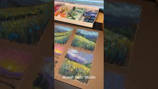 Pastel painting is very affordable, and learning is easy on my YouTube channel. #pastelpainting￼