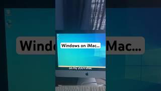 Windows 10 on iMac #apple #imax #windows #techfacts #techtok