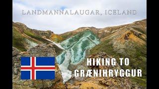 Hiking in Iceland EP 2: Hiking to Grænihryggur, or the Green Ridge, in Landmannalaugar.