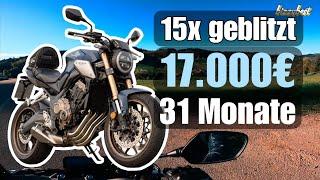 Kennzeichen am Vorderrad bald für alle Motorräder?17.000€ Strafe- zu schnell - Geblitzt