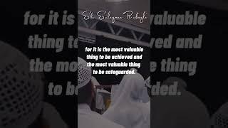 Tawheed-Shaykh Sulayman Ar Ruhayli