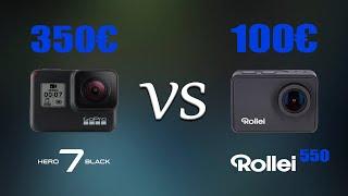 GoPro Hero7 Black VS Rollei 550 Touch (RU/ENG)