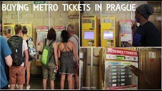 PRAGUE :  how to buy metro, bus and tram tickets from new and old machines