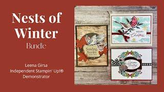 Three Ideas for the Nests of Winter Suite by Stampin’ Up!®