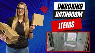 NG Platinum Homes | Undermount Rectangular Sink Review and Unboxing Bathroom Renovation Items!