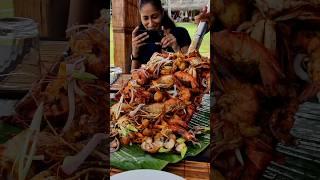 #tigerprawn #crabs #negambo #dutchtrails #srilanka #seafood sea food shovel at Dutch trails SL