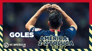 Toluca 2-2 Club América | RESUMEN Todos los goles Liguilla - 4tos Ida | Liga MX | Apertura 2018