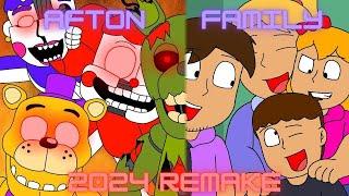 "Afton Family"(2024 Remake) FNAF Animation Song by KryFuZe (Remix/Cover by APAngryPiggy)