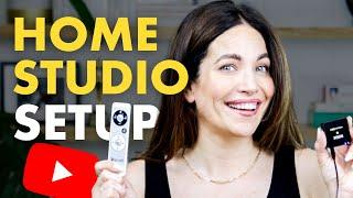 How To Create Professional YouTube Videos At Home (Behind The Scenes Studio Tour)