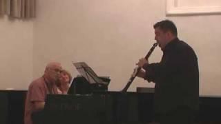 Aleksandar Tasic,clarinet / Ante Grgin, piano...A. Grgin: Sonata  for clarinet and piano, 2 movement