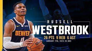 Russell Westbrook Full Game Highlights vs. Celtics   |  1/7/25