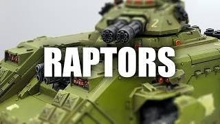 Kitbashing A CUSTOM LAND RAIDER Pattern - Space Marine Raptors Army