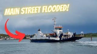 STRANGFORD FERRY EXTREME HIGH TIDE!