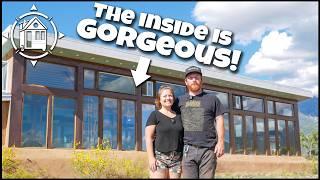 They built an earthship home & it's gorgeous!