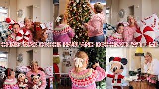 CHRISTMAS DECOR HAUL AND DECORATE WITH ME