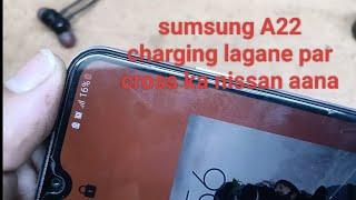 samsung A22 charging solution.