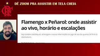 PRÉ JOGO: FLAMENGO X PEÑAROL! TITE JÁ MUDOU A ESCALAÇÃO DO FLAMENGO! TITE PRECISA VENCER PARA NÃO...