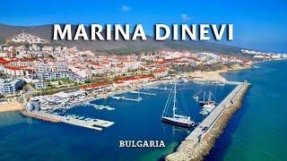 MARINA DINEVI  Saint Vlas, Bulgaria 2024 Drone 4K | Yacht Port in Sveti Vlas - BEST PLACE TO VISIT