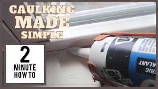 Caulking A Window-How To Silicone Around A Window-How To Caulk Around A Window- Simple & Easy