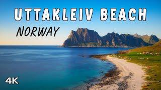 Uttakleiv Beach, Lofoten Islands, Norway - 4K Coastal Landscapes